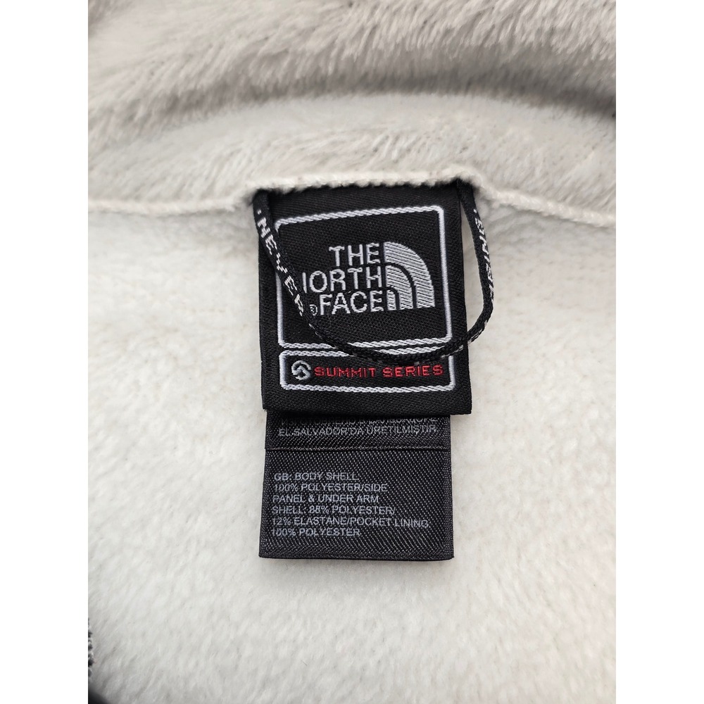 The North Face Summit Series Polartec Fleece Jacket Cream Black Womens Medium M - Picture 3 of 10